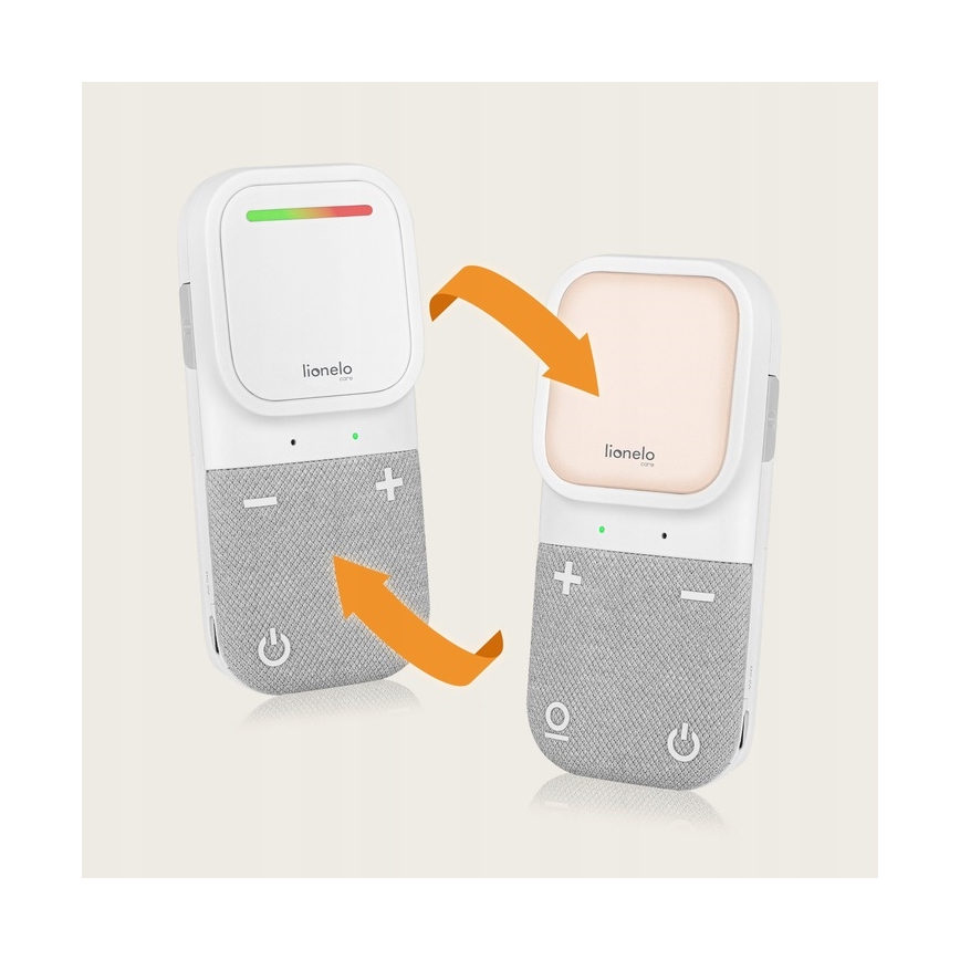 Lionelo - Monitor de audio inalámbrico y recargable para bebés BABYLINE 2.2 5V