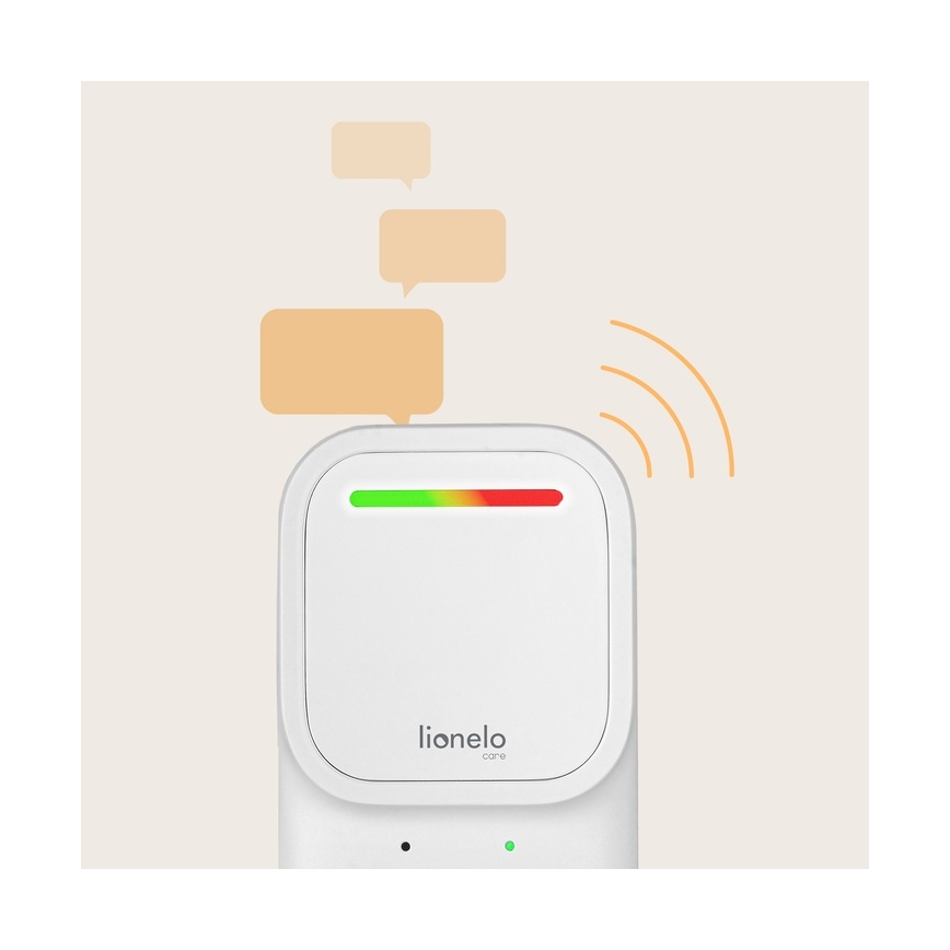 Lionelo - Monitor de audio inalámbrico y recargable para bebés BABYLINE 2.2 5V