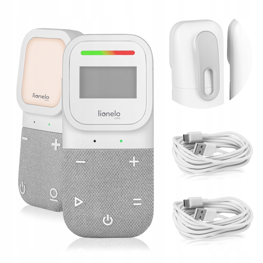 Lionelo - Monitor de audio inalámbrico y recargable para bebés BABYLINE 2.3 5V