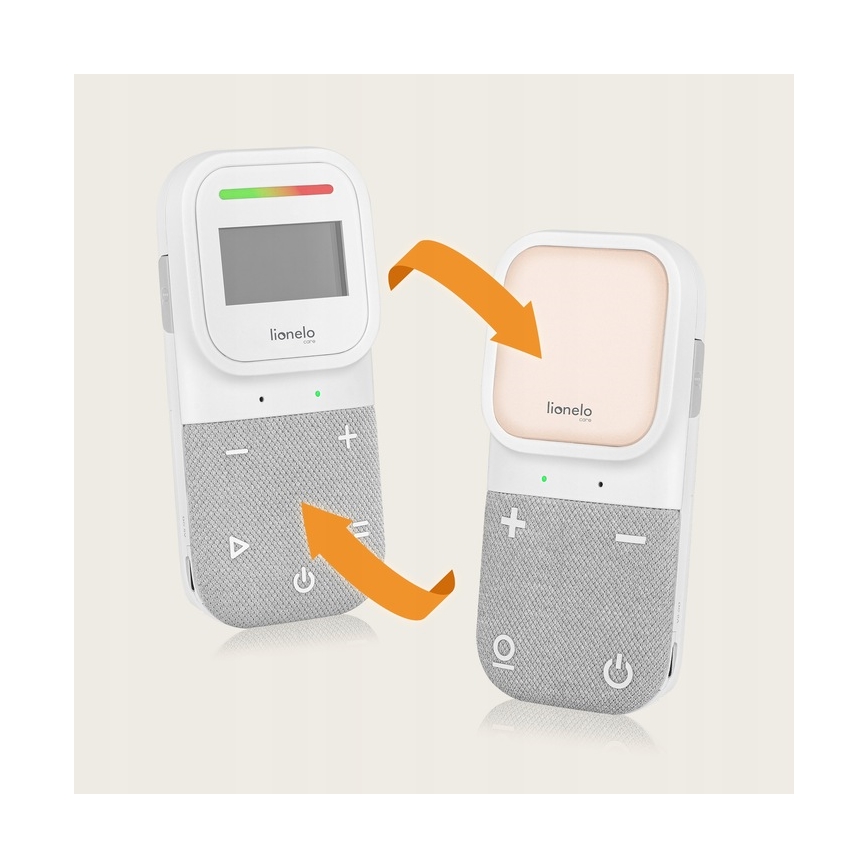 Lionelo - Monitor de audio inalámbrico y recargable para bebés BABYLINE 2.3 5V