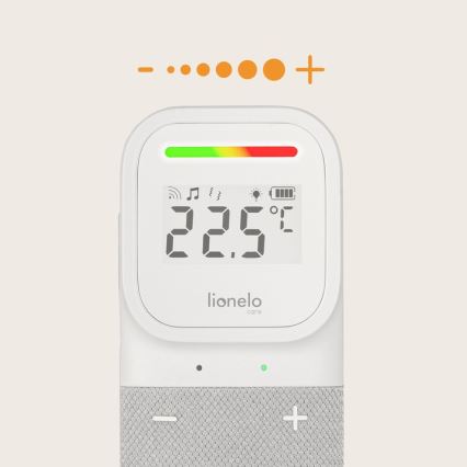 Lionelo - Monitor de audio inalámbrico y recargable para bebés BABYLINE 2.3 5V