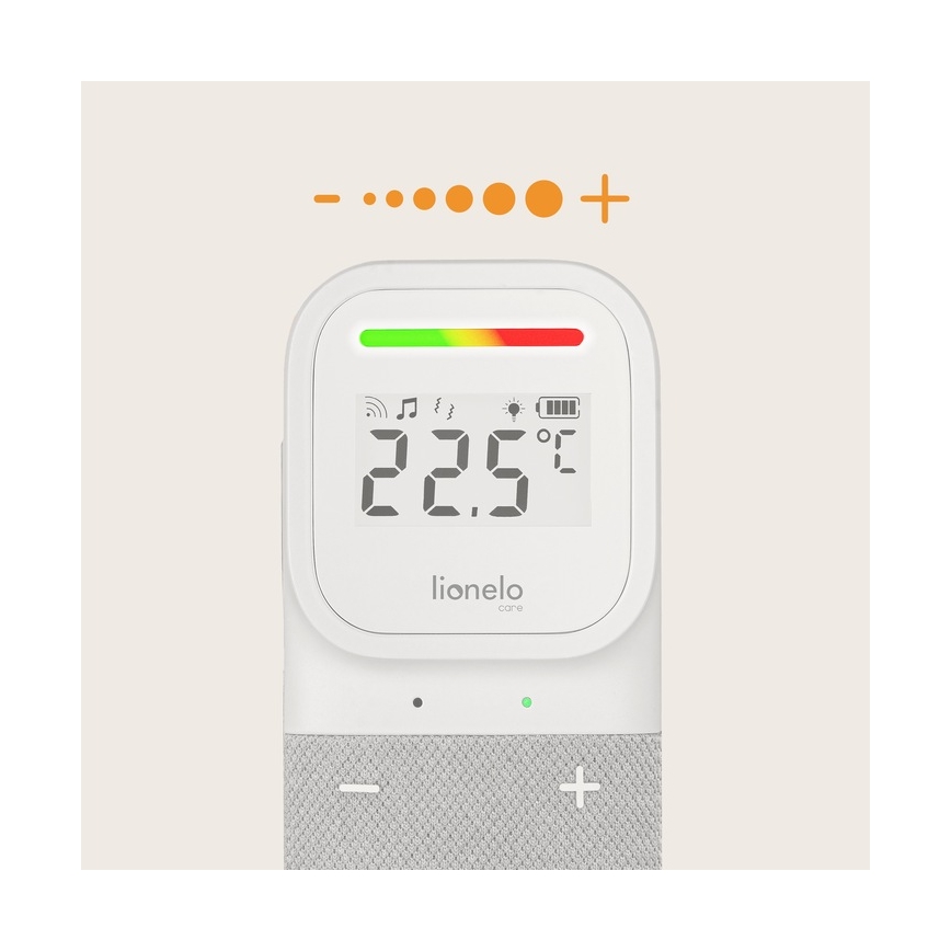 Lionelo - Monitor de audio inalámbrico y recargable para bebés BABYLINE 2.3 5V
