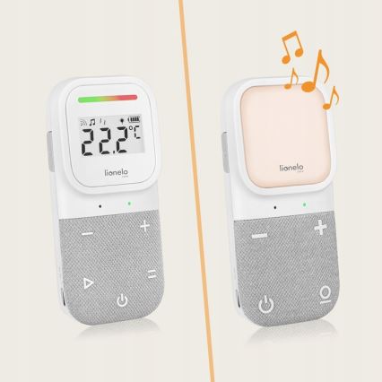 Lionelo - Monitor de audio inalámbrico y recargable para bebés BABYLINE 2.3 5V