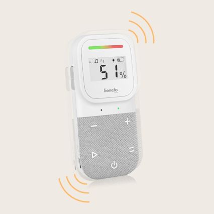 Lionelo - Monitor de audio inalámbrico y recargable para bebés BABYLINE 2.3 5V