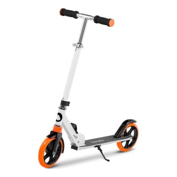 Lionelo - Patinete infantil LUCA blanco/naranja