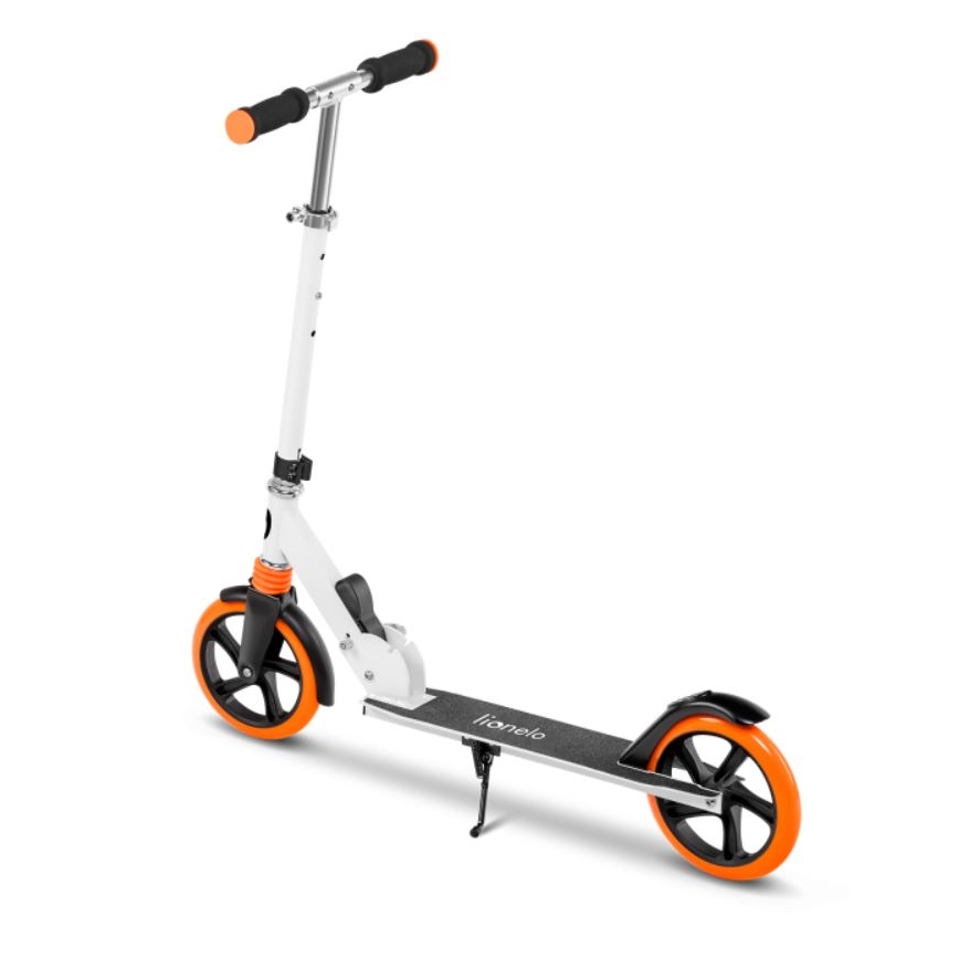 Lionelo - Patinete infantil LUCA blanco/naranja