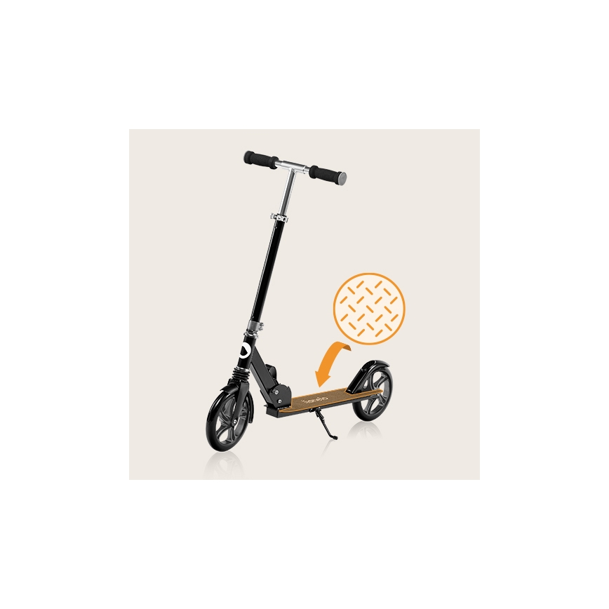 Lionelo - Patinete infantil LUCA negro