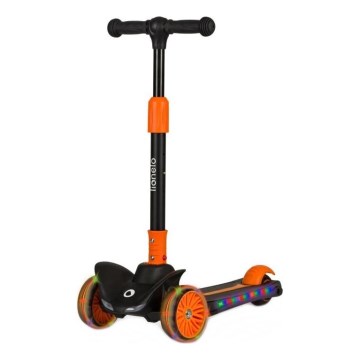 Lionelo - Patinete infantil TIMMY naranja/negro