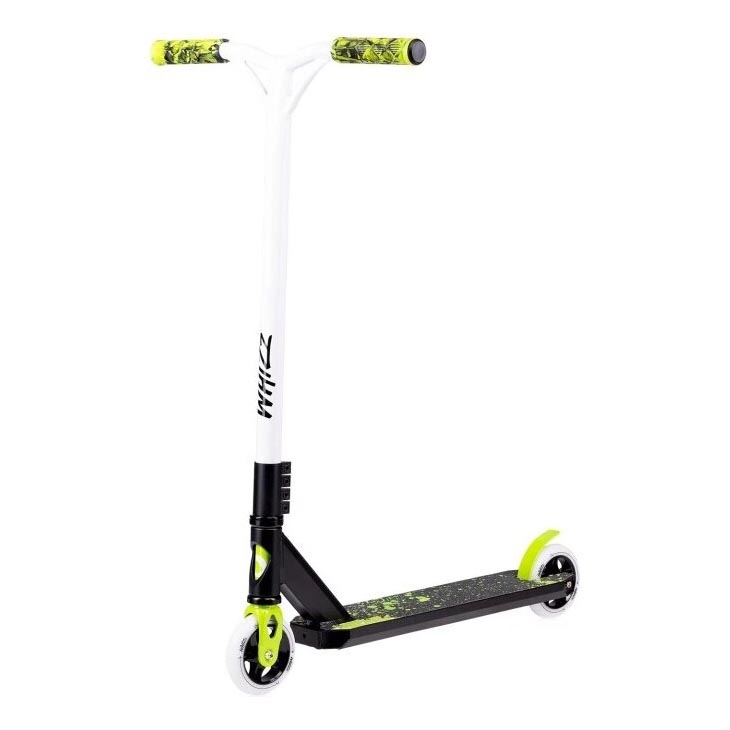 Lionelo - Patinete infantil WHIZZ negro/blanco/amarillo