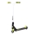 Lionelo - Patinete infantil WHIZZ negro/blanco/amarillo