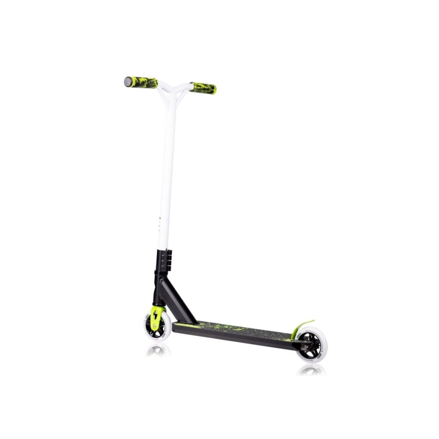Lionelo - Patinete infantil WHIZZ negro/blanco/amarillo