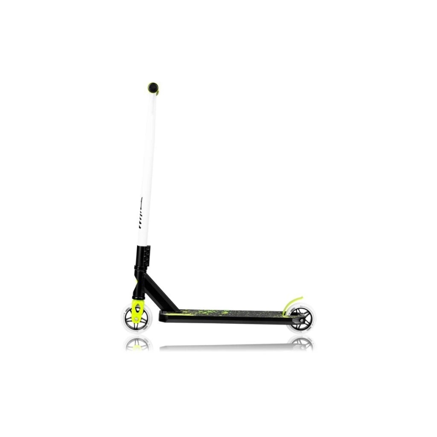 Lionelo - Patinete infantil WHIZZ negro/blanco/amarillo