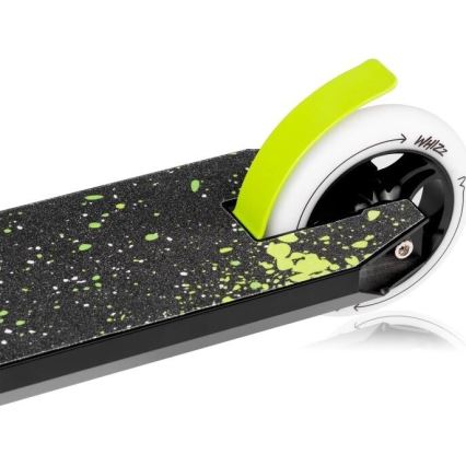 Lionelo - Patinete infantil WHIZZ negro/blanco/amarillo