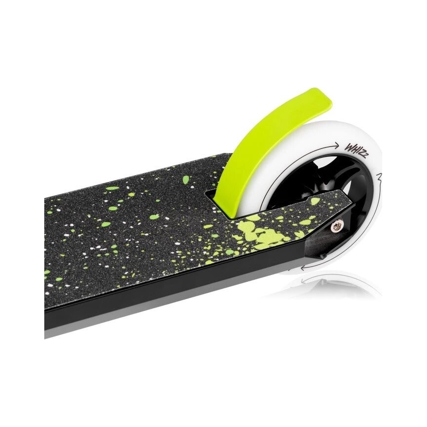 Lionelo - Patinete infantil WHIZZ negro/blanco/amarillo