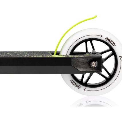 Lionelo - Patinete infantil WHIZZ negro/blanco/amarillo