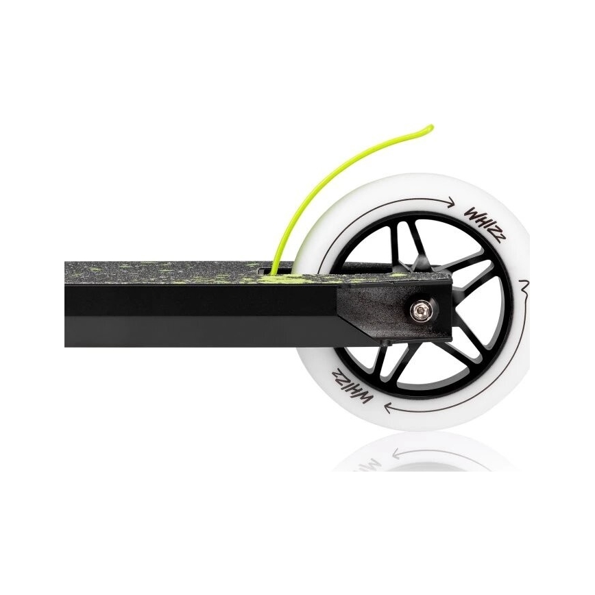 Lionelo - Patinete infantil WHIZZ negro/blanco/amarillo