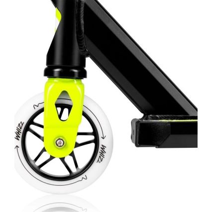 Lionelo - Patinete infantil WHIZZ negro/blanco/amarillo