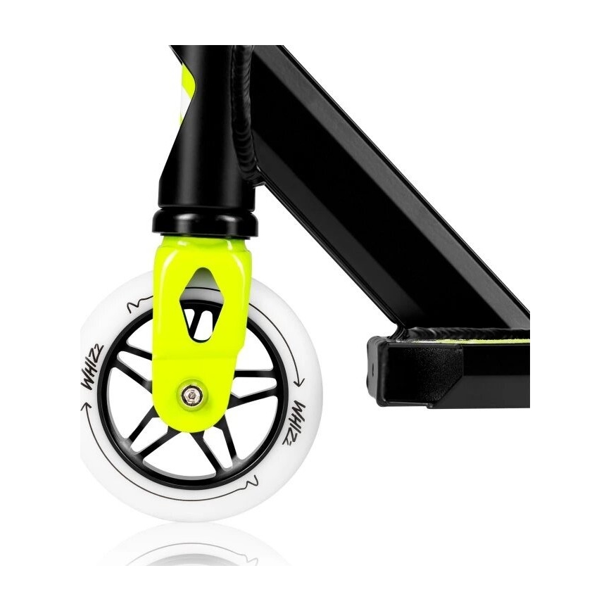 Lionelo - Patinete infantil WHIZZ negro/blanco/amarillo