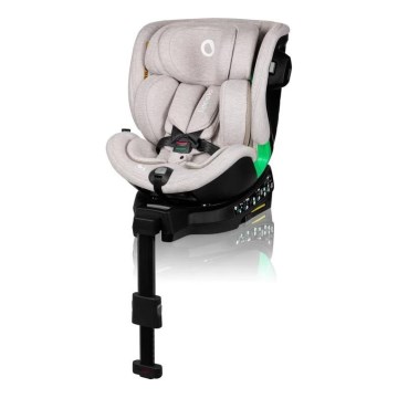 Lionelo - Silla de coche con base giratoria HARMONY i-Tamaño 40-150 cm beige