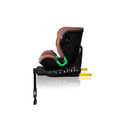 Lionelo - Silla de coche con base giratoria HARMONY i-Tamaño 40-150 cm color ladrillo