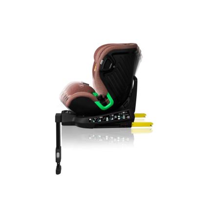 Lionelo - Silla de coche con base giratoria HARMONY i-Tamaño 40-150 cm color ladrillo