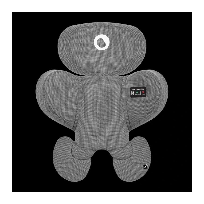 Lionelo - Silla de coche con base giratoria HARMONY i-Tamaño 40-150 cm gris