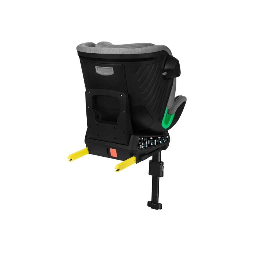 Lionelo - Silla de coche con base giratoria HARMONY i-Tamaño 40-150 cm negro/gris