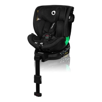 Lionelo - Silla de coche con base giratoria HARMONY i-Tamaño 40-150 cm negro