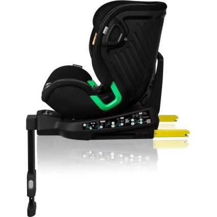 Lionelo - Silla de coche con base giratoria HARMONY i-Tamaño 40-150 cm negro