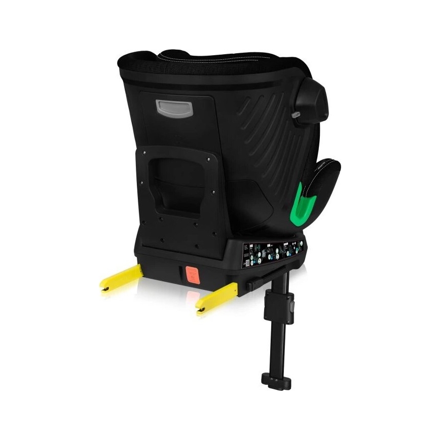 Lionelo - Silla de coche con base giratoria HARMONY i-Tamaño 40-150 cm negro