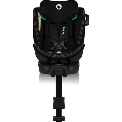 Lionelo - Silla de coche con base giratoria HARMONY i-Tamaño 40-150 cm negro