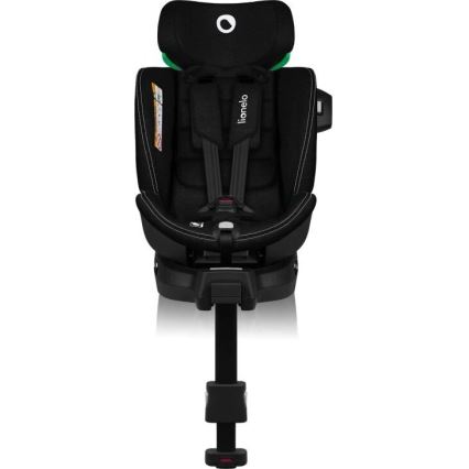 Lionelo - Silla de coche con base giratoria HARMONY i-Tamaño 40-150 cm negro