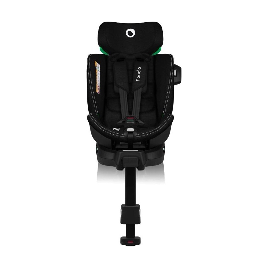 Lionelo - Silla de coche con base giratoria HARMONY i-Tamaño 40-150 cm negro