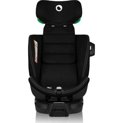 Lionelo - Silla de coche con base giratoria HARMONY i-Tamaño 40-150 cm negro