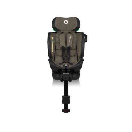 Lionelo - Silla de coche con base giratoria HARMONY i-Tamaño 40-150 cm negro/oliva