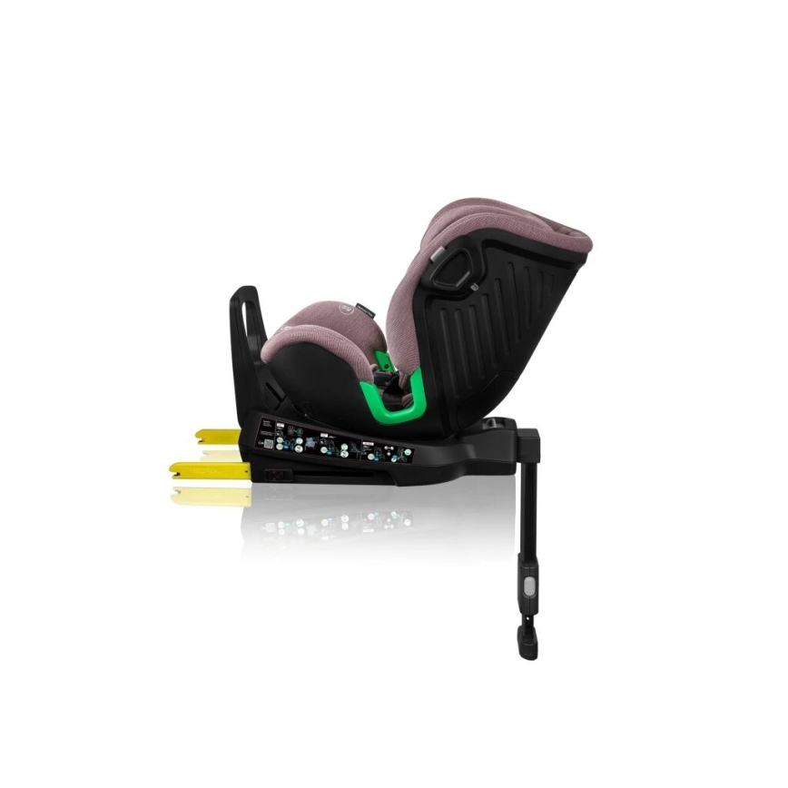 Lionelo - Silla de coche con base giratoria HARMONY i-Tamaño 40-150 cm rosa