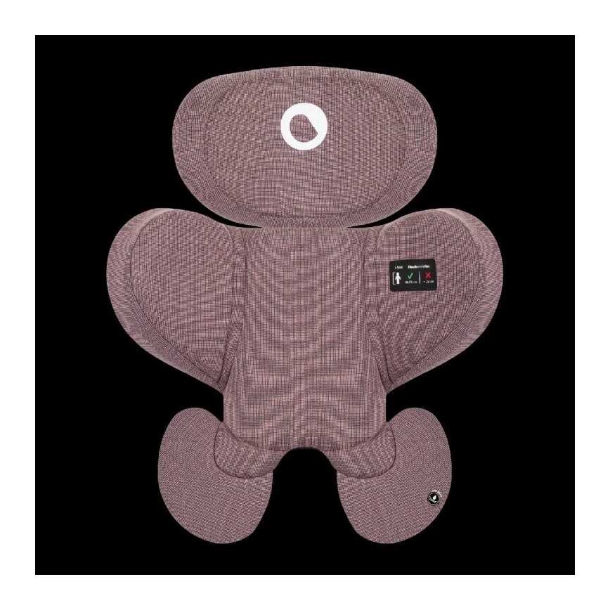 Lionelo - Silla de coche con base giratoria HARMONY i-Tamaño 40-150 cm rosa