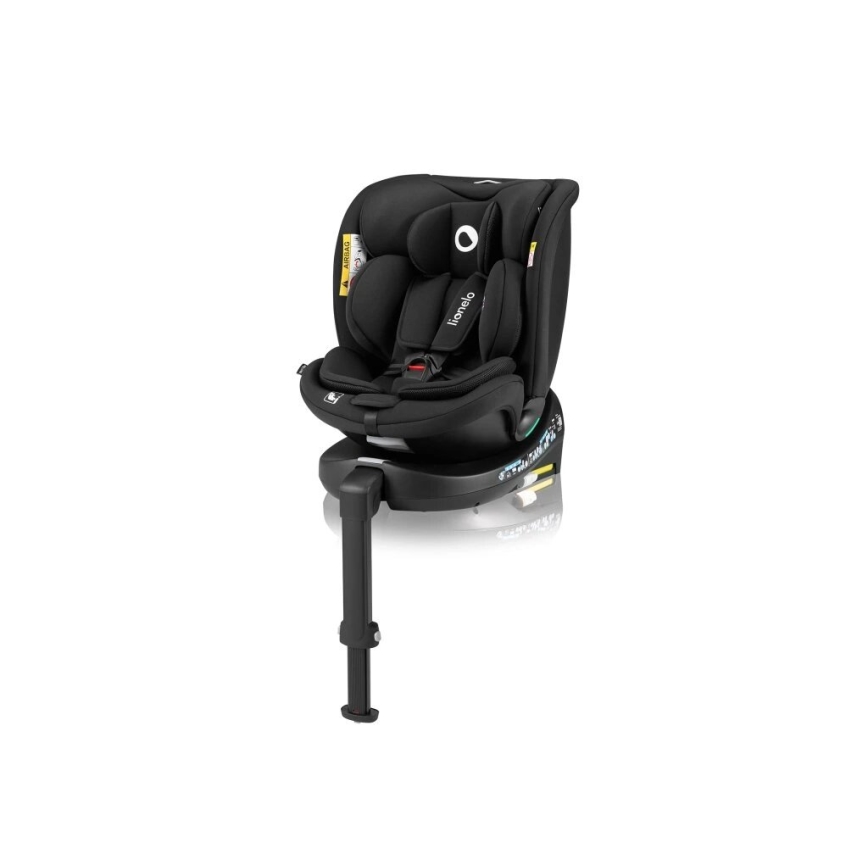 Lionelo - Silla de coche con base giratoria NAVY i-Tamaño 40-150 cm negro