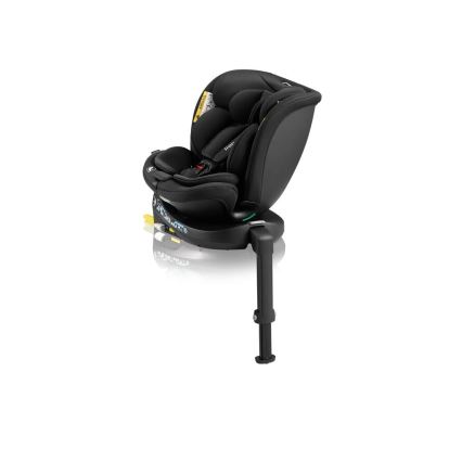 Lionelo - Silla de coche con base giratoria NAVY i-Tamaño 40-150 cm negro