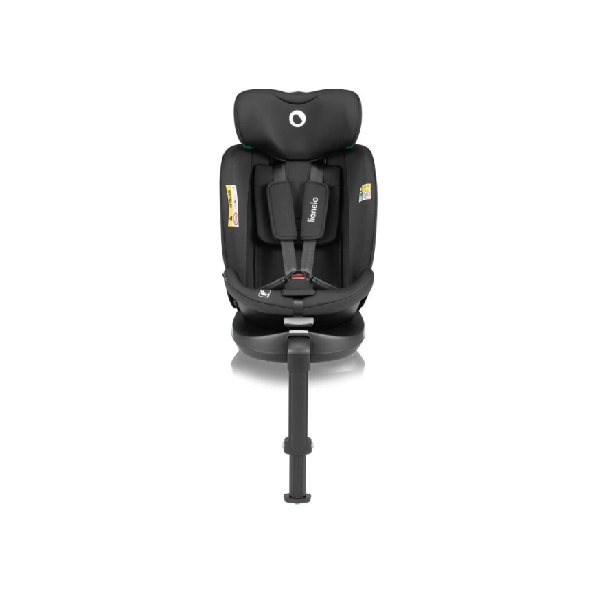Lionelo - Silla de coche con base giratoria NAVY i-Tamaño 40-150 cm negro