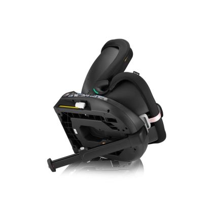 Lionelo - Silla de coche con base giratoria NAVY i-Tamaño 40-150 cm negro/rosa