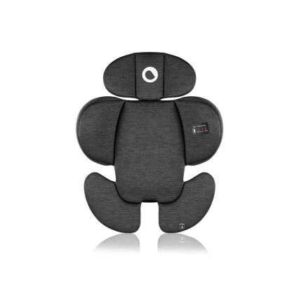 Lionelo - Silla de coche con base giratoria NAVY i-Tamaño 40-150 cm negro/rosa