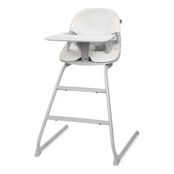 Lionelo - Silla de comedor para niños 2en1 DALIA blanco/gris