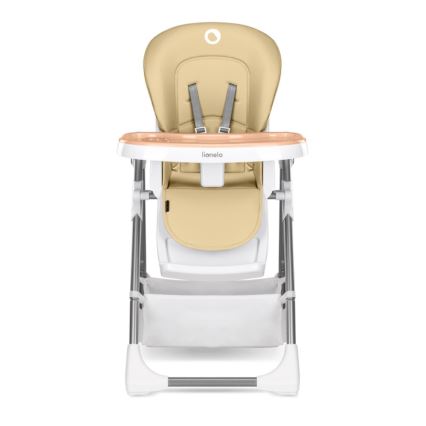 Lionelo - Silla de comedor para niños LINN PLUS blanco/beige
