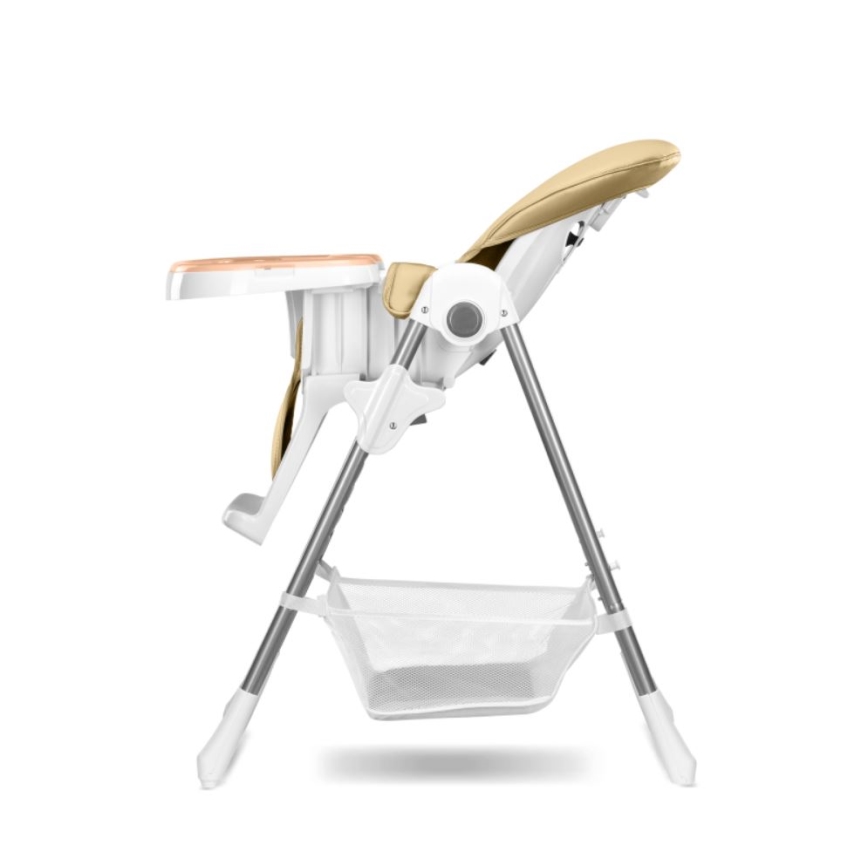 Lionelo - Silla de comedor para niños LINN PLUS blanco/beige