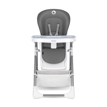 Lionelo - Silla de comedor para niños LINN PLUS blanco/gris