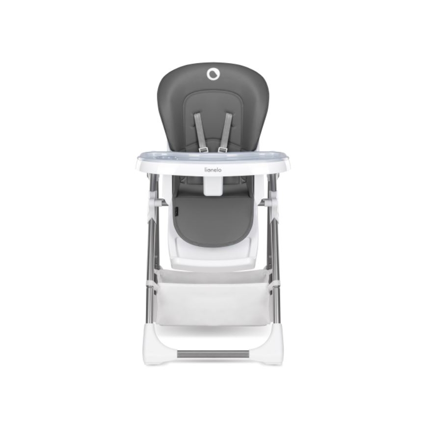 Lionelo - Silla de comedor para niños LINN PLUS blanco/gris
