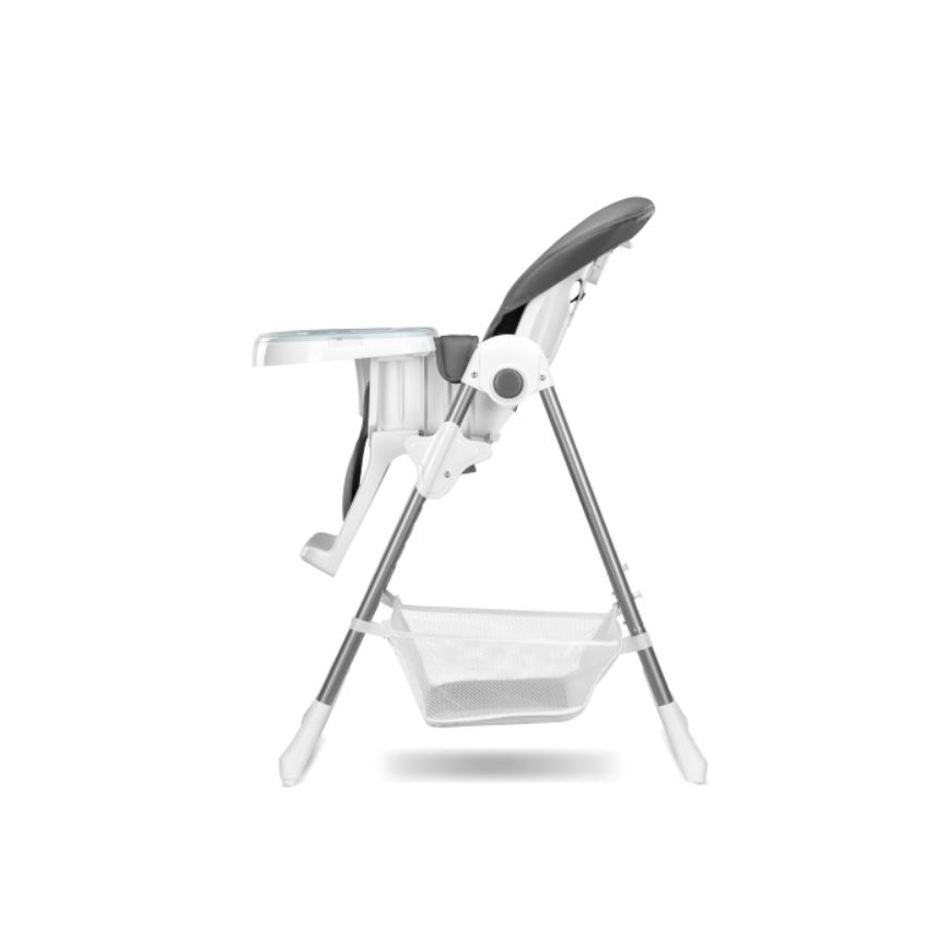 Lionelo - Silla de comedor para niños LINN PLUS blanco/gris