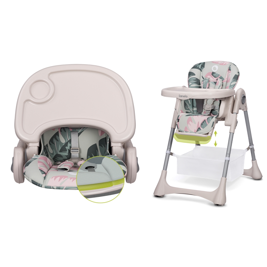Lionelo - Silla de comedor para niños ZANNA beige