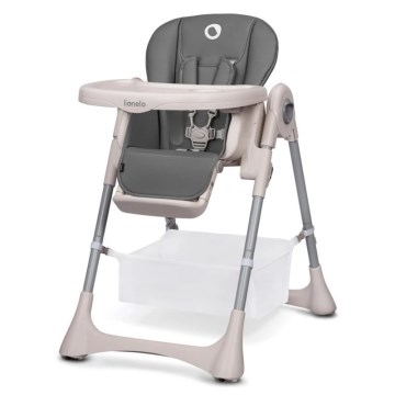 Lionelo - Silla de comedor para niños ZANNA gris